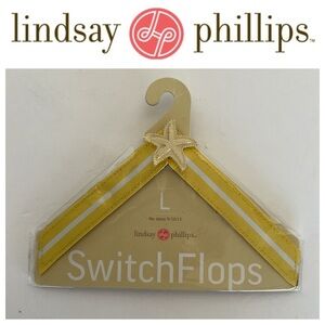 NWT Lindsay Phillips Switch Flops size large